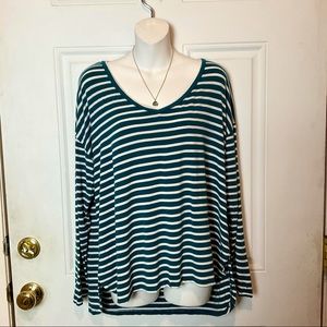 Hollster Striped  Oversized Soft and Sexy Shirt 👚